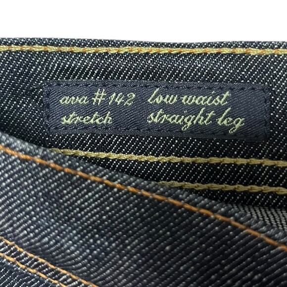 Citizens of Humanity Ava Low Waist Stretch Straight Leg Dark Denim Jean Size 30 - Picture 13 of 16